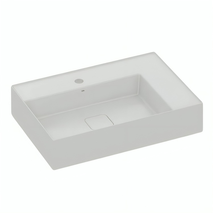 Lavabo Ceramico Gris Mate